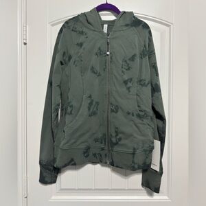 NWT Lululemon Scuba Hoodie in Shibori Misty Meadow Deep Ivy